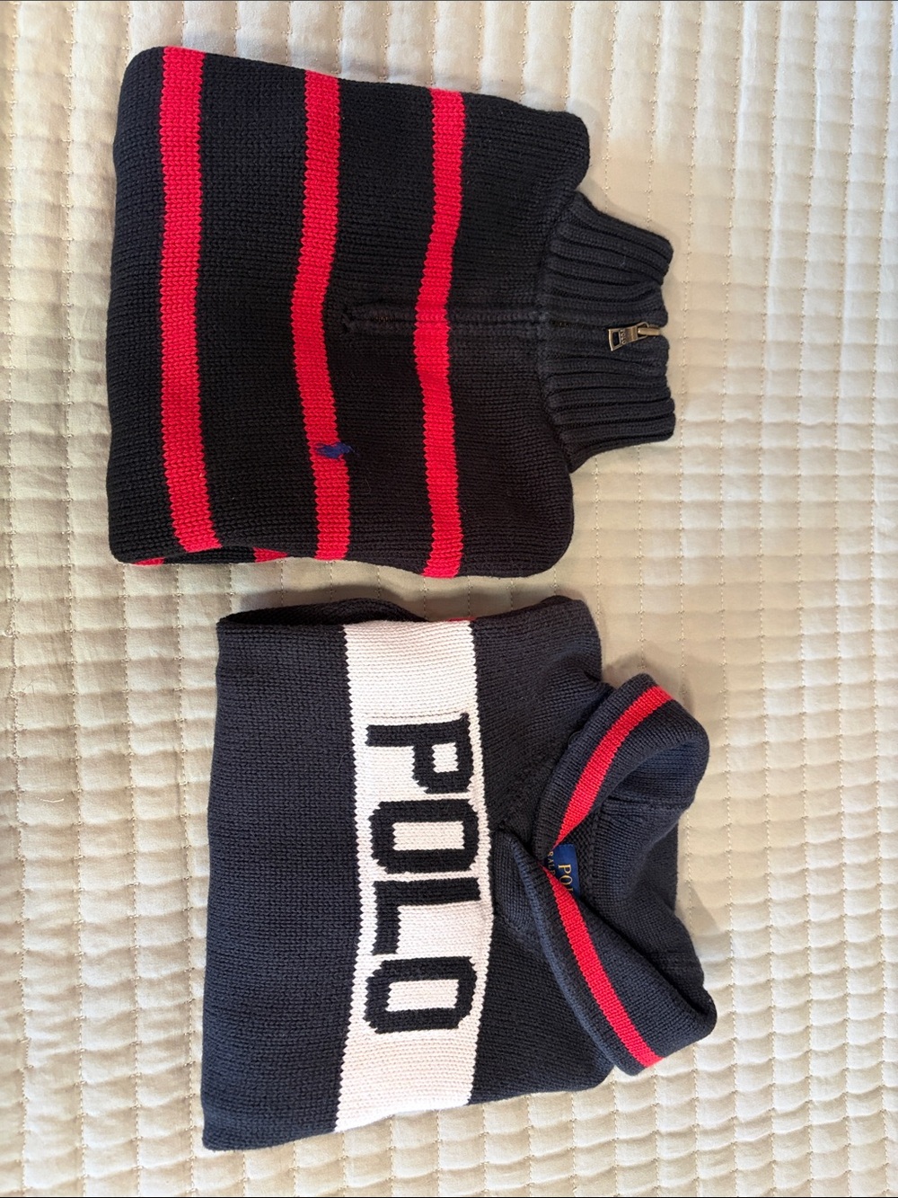 Boys 3T lot of 2 Polo by Ralph Lauren Sweaters.